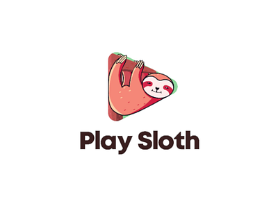 Play sloth app logo logo sloth app