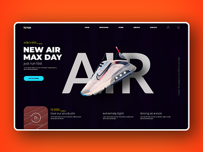 Nike landing page landingpage uiux webdesign