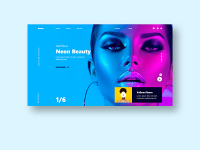 beauty landing page