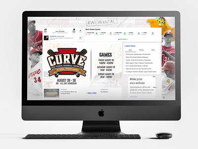 Altoona Curve Website Background