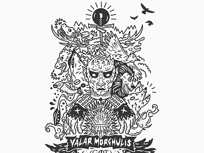 valar morghulis / got animation art artwork branding design illustration illustrator minimal newconcept typography