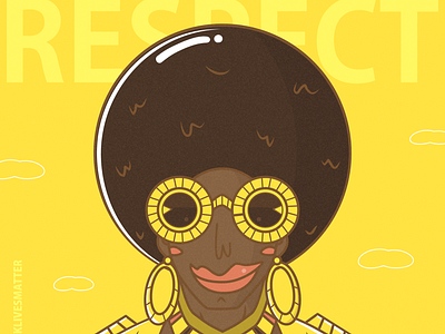 respeto / respect. animation artwork blacklivesmatter design drawing illustration illustrator respect respeto sketch vector