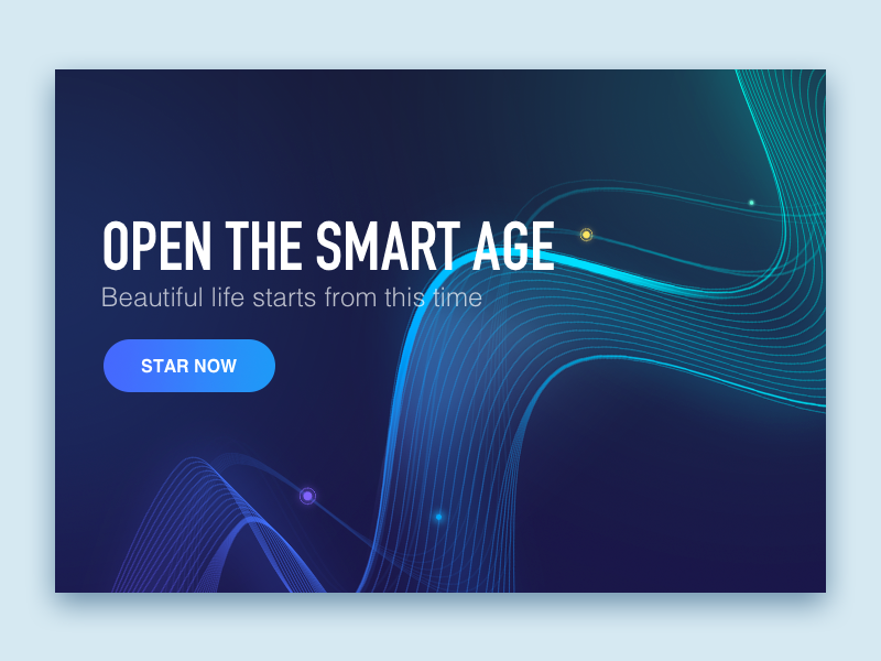 smart banner by Han Miaopu on Dribbble