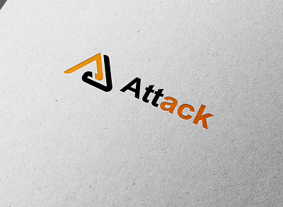 Logo Attack branding graphic design illustration ilustrator logo