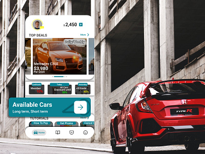 Car Rental App Challege android app android app design car mobile ui rental