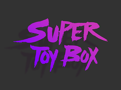 Super Toy Box "Bam" Logo bam logo purple