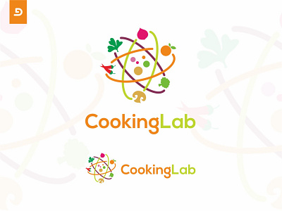 Cooking Lab cooking cooking logo drink food food and drink fresh lab logo logodesign vegetable