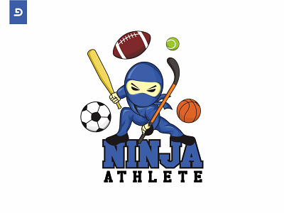 Ninja Athlete athlete character character design esport mascot mascot character mascot design mascot logo ninja sport twitch