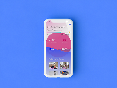 Fitness App app design figma flat ui ui design uiux ux ux design website