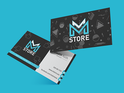 MStore Business Card branding business card business card design business card mockup business cards card card design design mockup