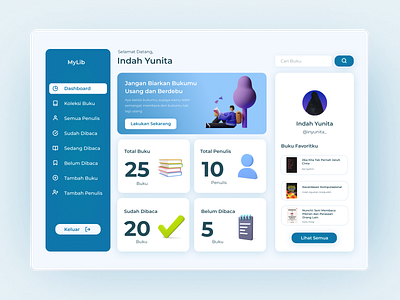 MyLib Dashboard (Personal Library Manager)