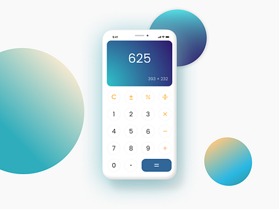 Calculator 004 @daily ui app calculator calculator ui design minimal ui ui ux ui design uiuxdesign ux web website