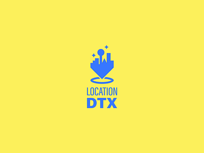 Dallas, Texas Logo blue city dallas dallas texas downtown dtx logo logo design texas vector