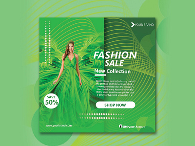 Fashion Template design branding business flyer design company flyer design flat illustrator logo minimal ui vector