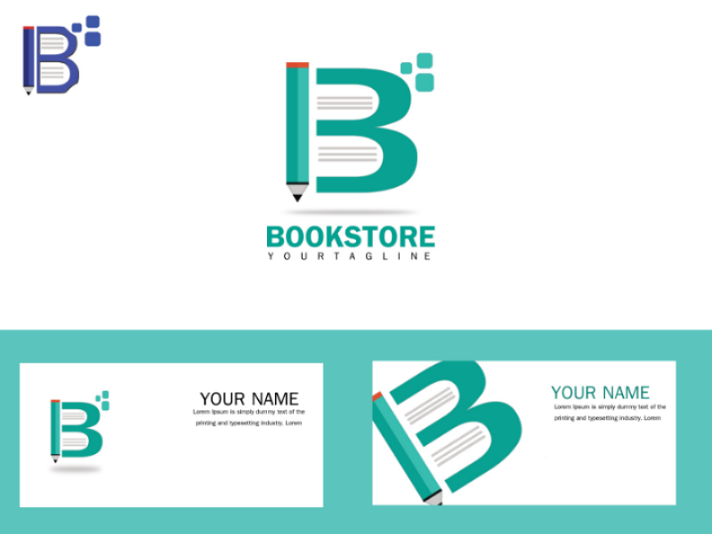 Book logo design by Syed Fahim on Dribbble