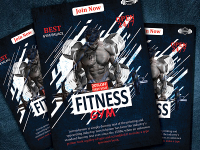 GYM FLYER DESIGN adobe photoshop app design business logo design color concept fashion design flyer artwork flyer design flyer template font graphicdesign gym app gym flyer illustration modern logo unicef