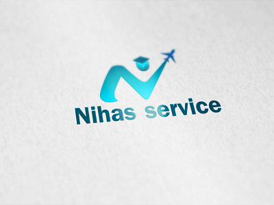 Service logo app design business job service logotype medical passport search serif service design student app student service style visa卡料手输pos机怎么代办