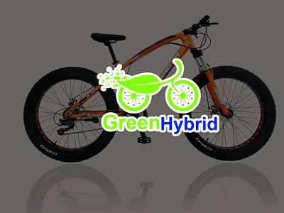 Greean Hybrid logo From fiverr https://bit.ly/2YzErf8 bicycle bicycle app bicycle shop bicycling bike birds construction company construction logo constructor contemporary cycles green logo logo animation logo design logo mark logotype