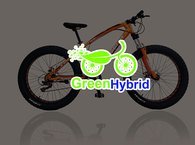 Greean Hybrid logo From fiverr https://bit.ly/2YzErf8 bicycle bicycle app bicycle shop bicycling bike birds construction company construction logo constructor contemporary cycles green logo logo animation logo design logo mark logotype