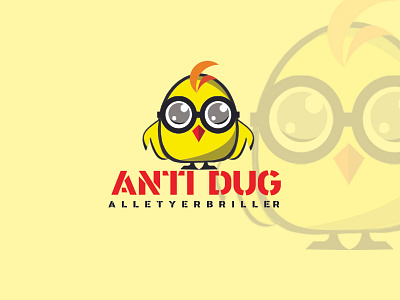 ANTIDUG antidug logo antique app bird icon bird logo brading kids app logo app logotypes