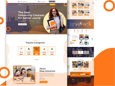 Educations Landing Page