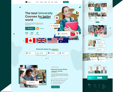 Educations Website Design how to create education website web page