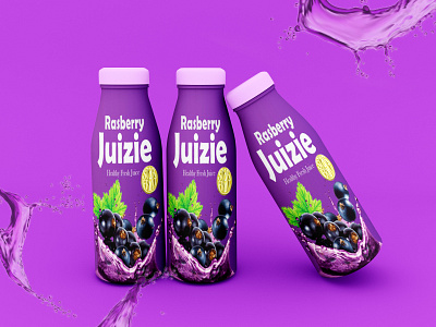 Juice Bottle Label Design