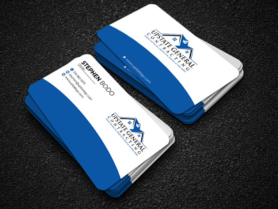 Business card black blue business card creative design flyer graphic green landscape logo magagine modern modern design official print ready professional simple standard web white