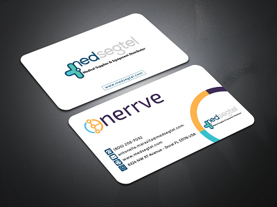 Business card business card flyer graphic green landscape letterhead logo modern design print ready professional simple standard