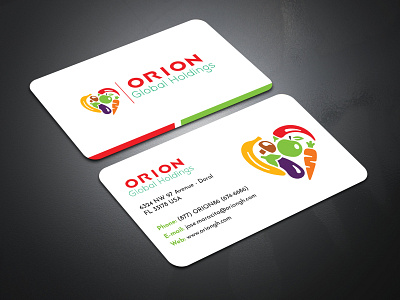Business crad business card flyer graphic green landscape letterhead logo modern design print ready professional simple standard web white