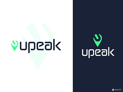 Upleak LOGO app design branding design design ecommerce design logo design logodesign minimal logo design minimalist logo tech logo