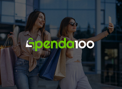 Spenda100 (SOLD) app design branding design ecommerce logo logo design minimal logo real estate logo shopify logo tech logo technology logo ui