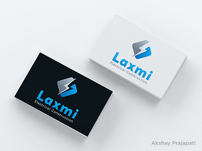 Laxmi Electrical Construction - Logo Design creativelogo electrical logo graphic designer logo design