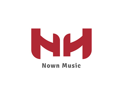 Nown Music Logo Design logo music red studio