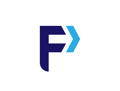 "F + ➡" Logo Design branding dark design illustration lettermark logo simple simple logo zenith design