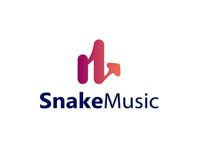 Snake Music Logo Design blue logo logo design logotype music musiclogo picturemark snake zenithdesign