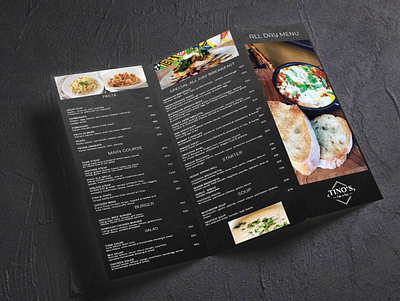 Restaurant Menu flyer food menu mockup restaurant