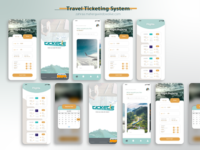 Ticketie - Travel Tecketing App mobile mobile app tourism tourism app tourism website train travel travel app