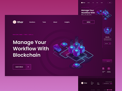 Blockchain WEB Ui Design