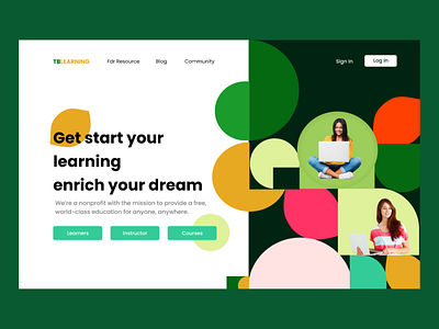 Learning - Landing Page