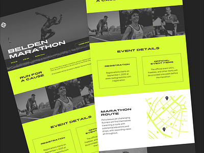 Marathon- Landing Page Design