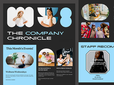 The Company Chronicle- Landing Page