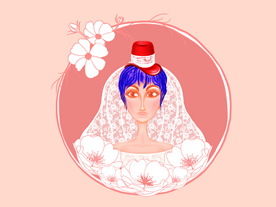 illustration bride