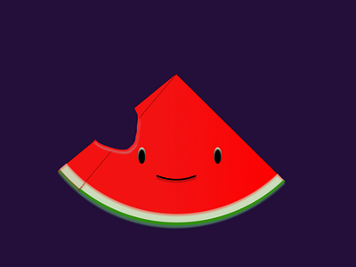 Watermelon awesome best design figma fruit illustrator logo minimal popular shot ui vector watermelon