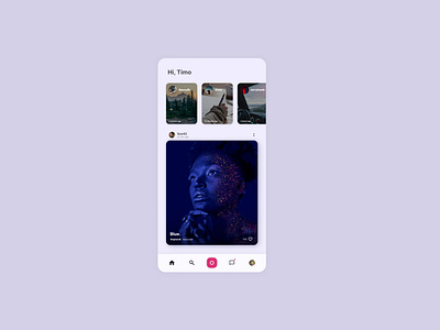 Instagram Redesign app design instagram mobile redesign social ui