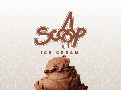 Daily Logo Day 27 - Scooop Ice Cream