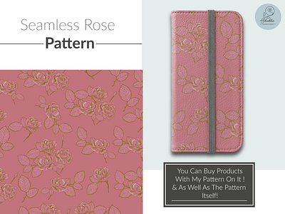 Seamless Rose Pattern illustration rose seamless vector