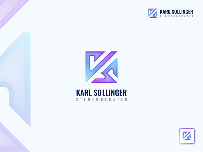 Modern Logo | KS letter logo | Logo Design abstract app logo brand identity branding colorful creative gradient icon ks letter logo ks logo letter logo logo logo design logo designer logo maker logotype modern logo software symbol typography