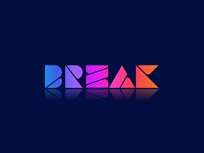 Break Modern Logo Design