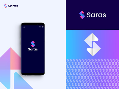 Saras Modern Logo, Letter S, Logo Design